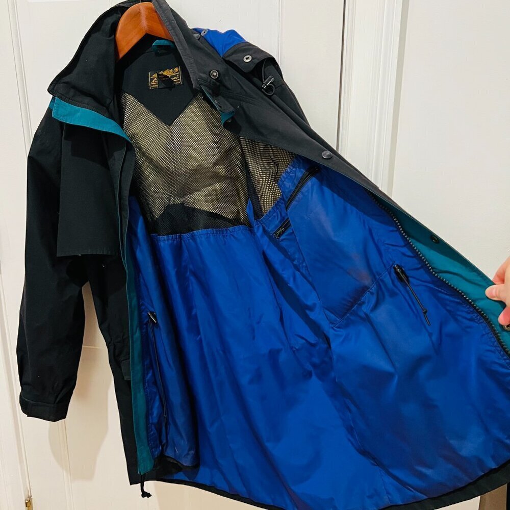 Eddie Bauer Men's Gore-Tex Waterproof Rain Jacket Coat Parka Hooded Large - Picture 4 of 16
